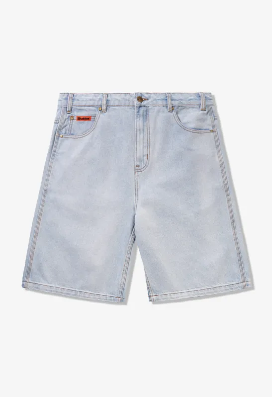 BUTTER GOODS Baggy denim shorts sold by Street Machine Skate
