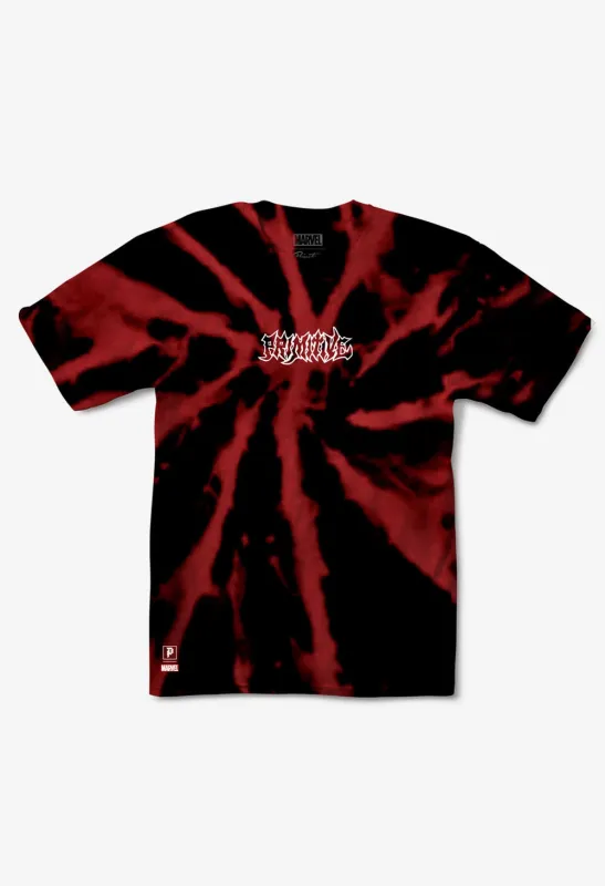 PRIMITIVE Deadpool tie-dye s/s tee sold by Street Machine Skate
