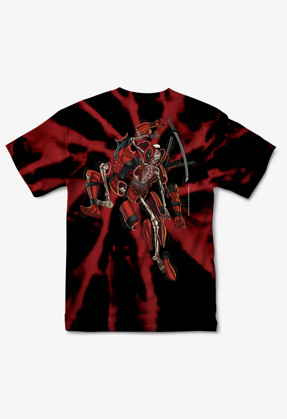 PRIMITIVE Deadpool tie-dye s/s tee sold by Street Machine Skate product image thumbnail 2