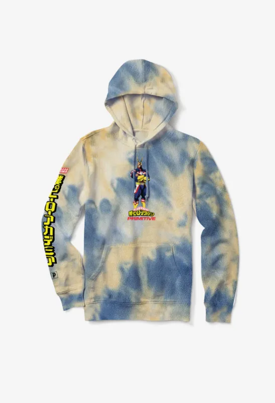PRIMITIVE X MY HERO ACADEMIA ALL MIGHT HOODY sold by Street Machine Skate
