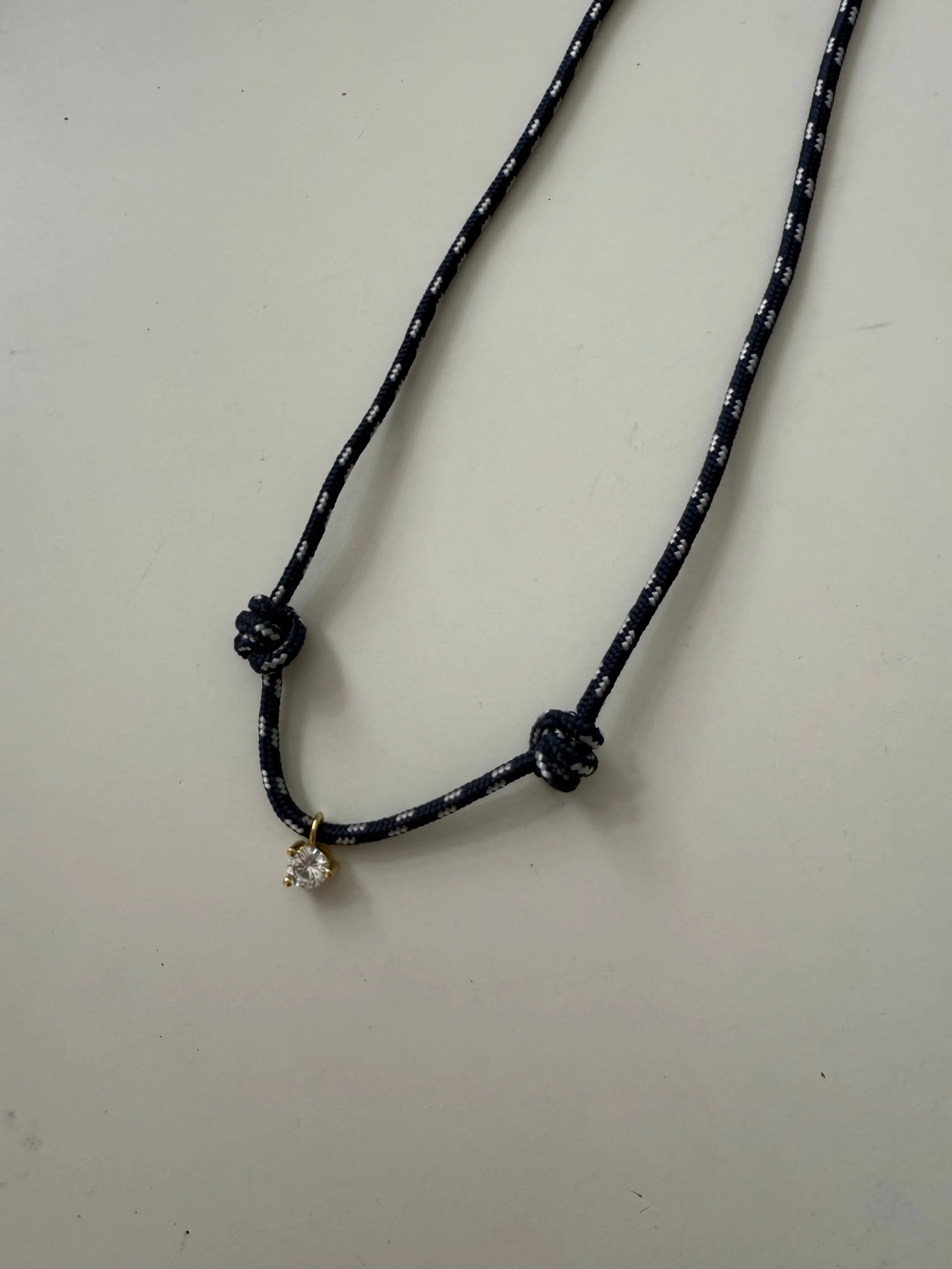 Le ParaDiamond single drop necklace sold by Petite Chou product image thumbnail 5