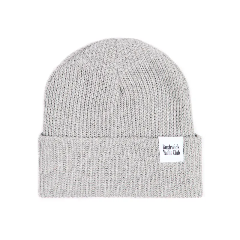 Made in NY Watchcap - Heather Grey made by Bushwick Yacht Club
