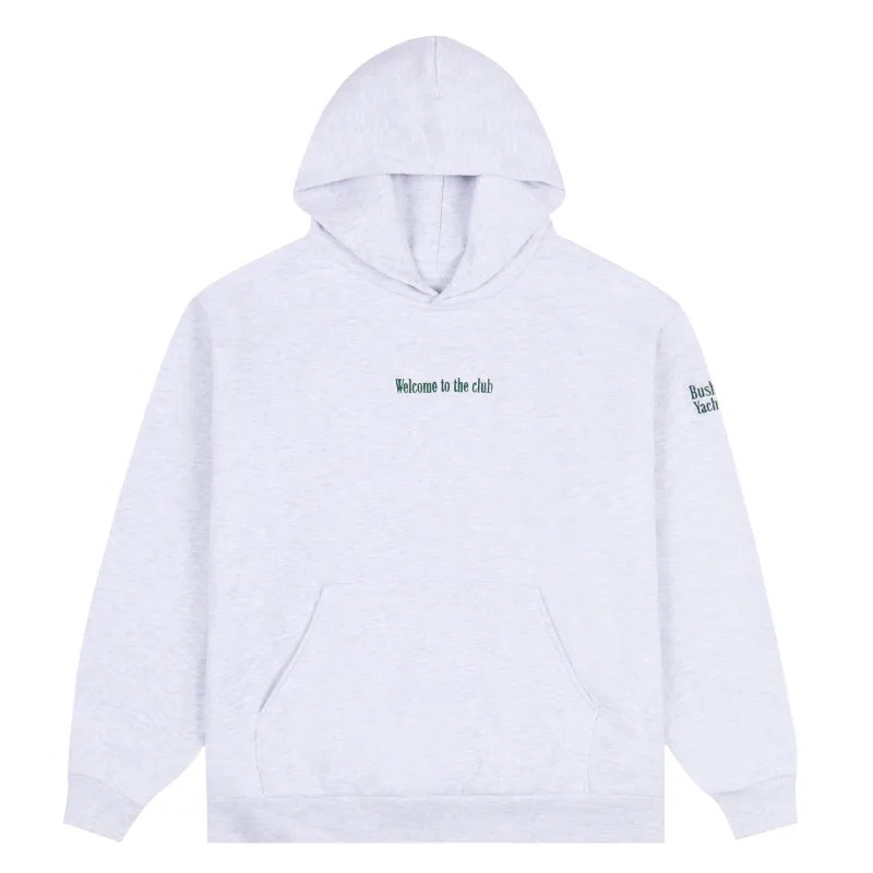 Welcome Hoodie - Heather Grey made by Bushwick Yacht Club