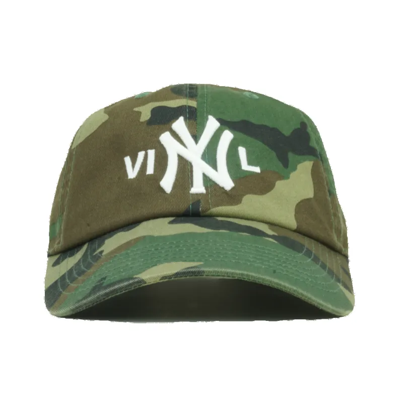 VINYL Dad Hat - Camo made by Bushwick Yacht Club