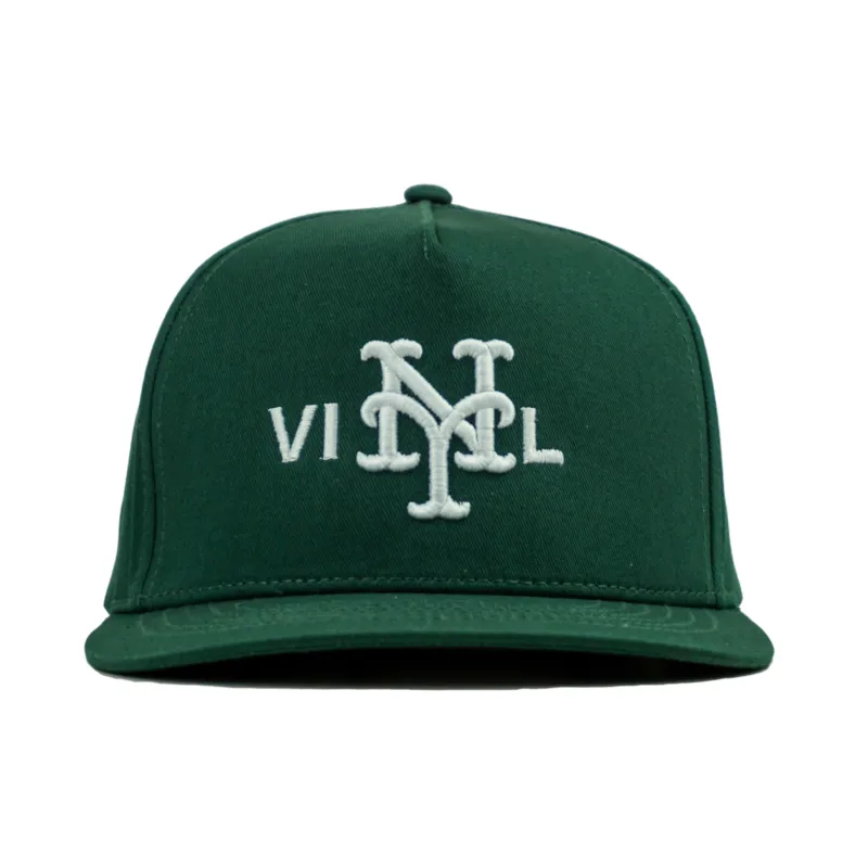 VINYL Snapback - Forest Green made by Bushwick Yacht Club