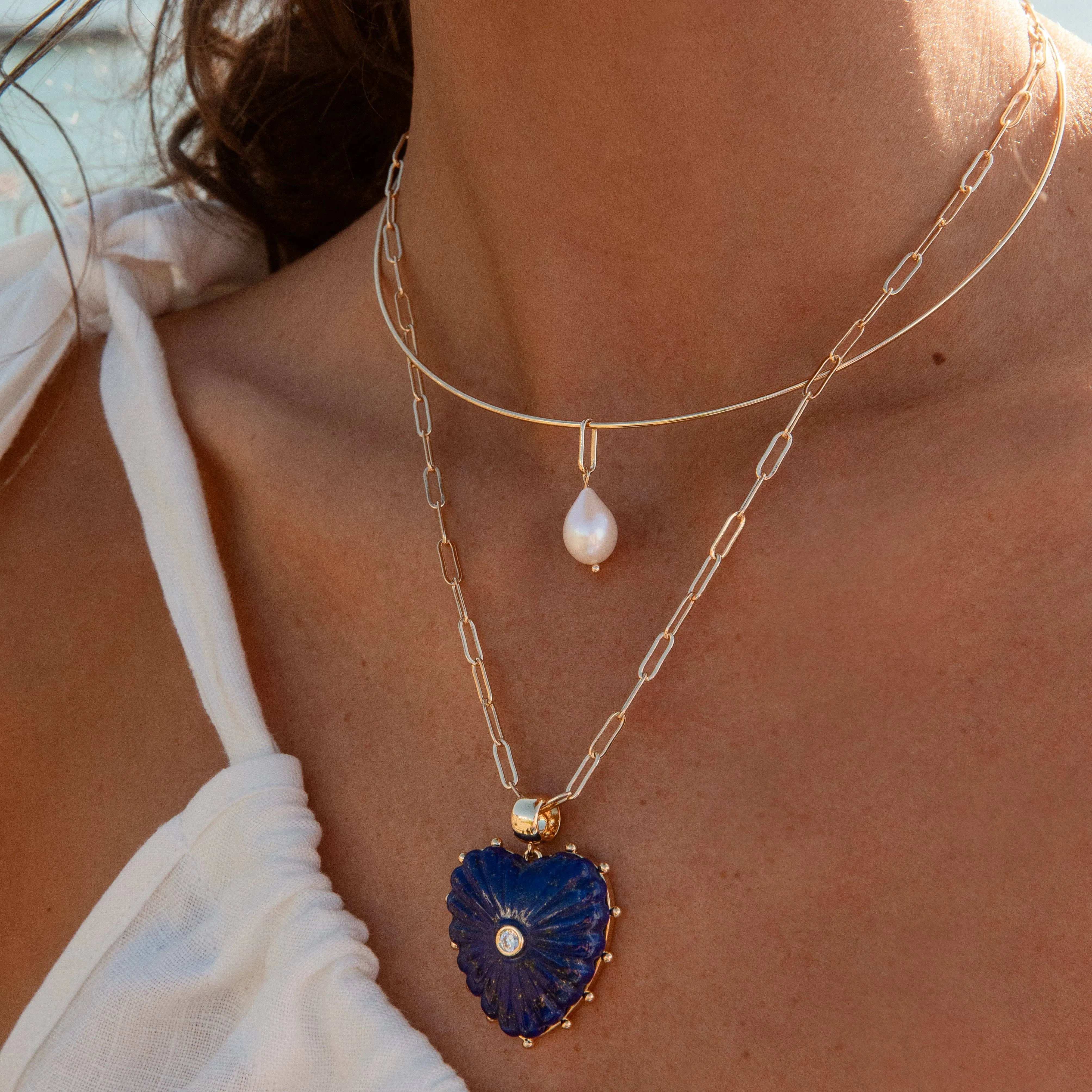 Colette Pearl Choker Necklace sold by Maelu product image thumbnail 2