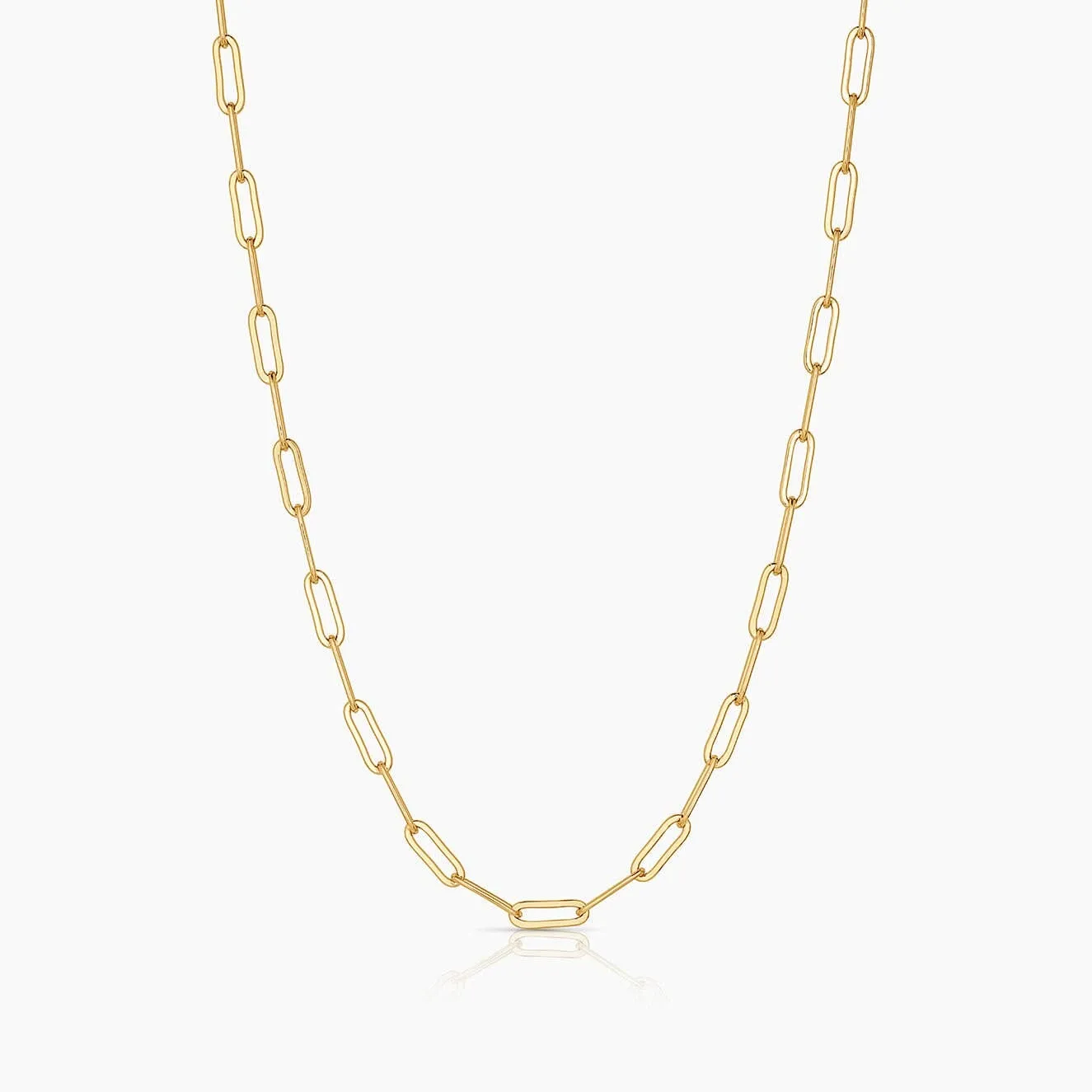Malene Mother Of Pearl Paperclip Necklace sold by Maelu product image thumbnail 5