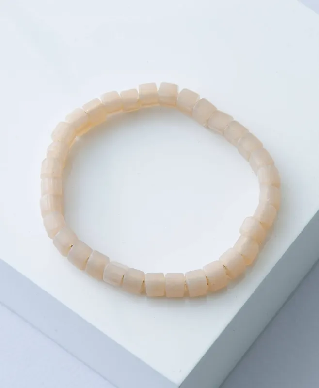 Opaque Glass Bracelet, Sand made by Noonday Collection