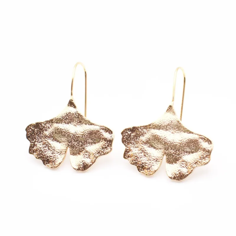 Gingko Earrings made by Crafts & Love