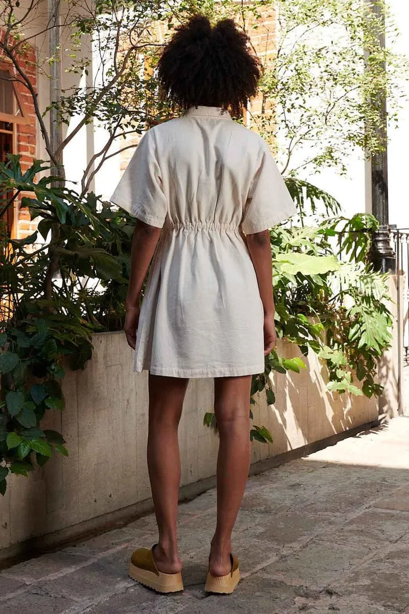 Utility Dress - Oat Milk sold by Maelu product image thumbnail 3