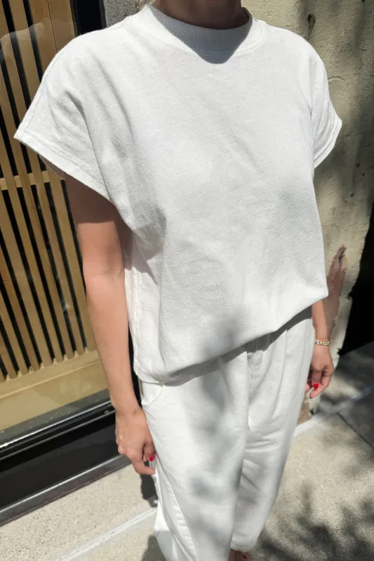 Jeanne Tee - White Cotton made by Le Bon Shoppe