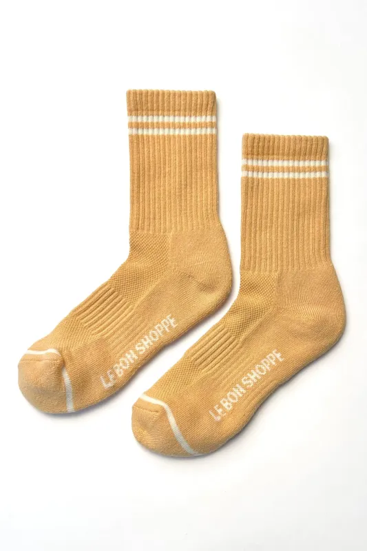 BOYFRIEND SOCKS - Butter made by Le Bon Shoppe
