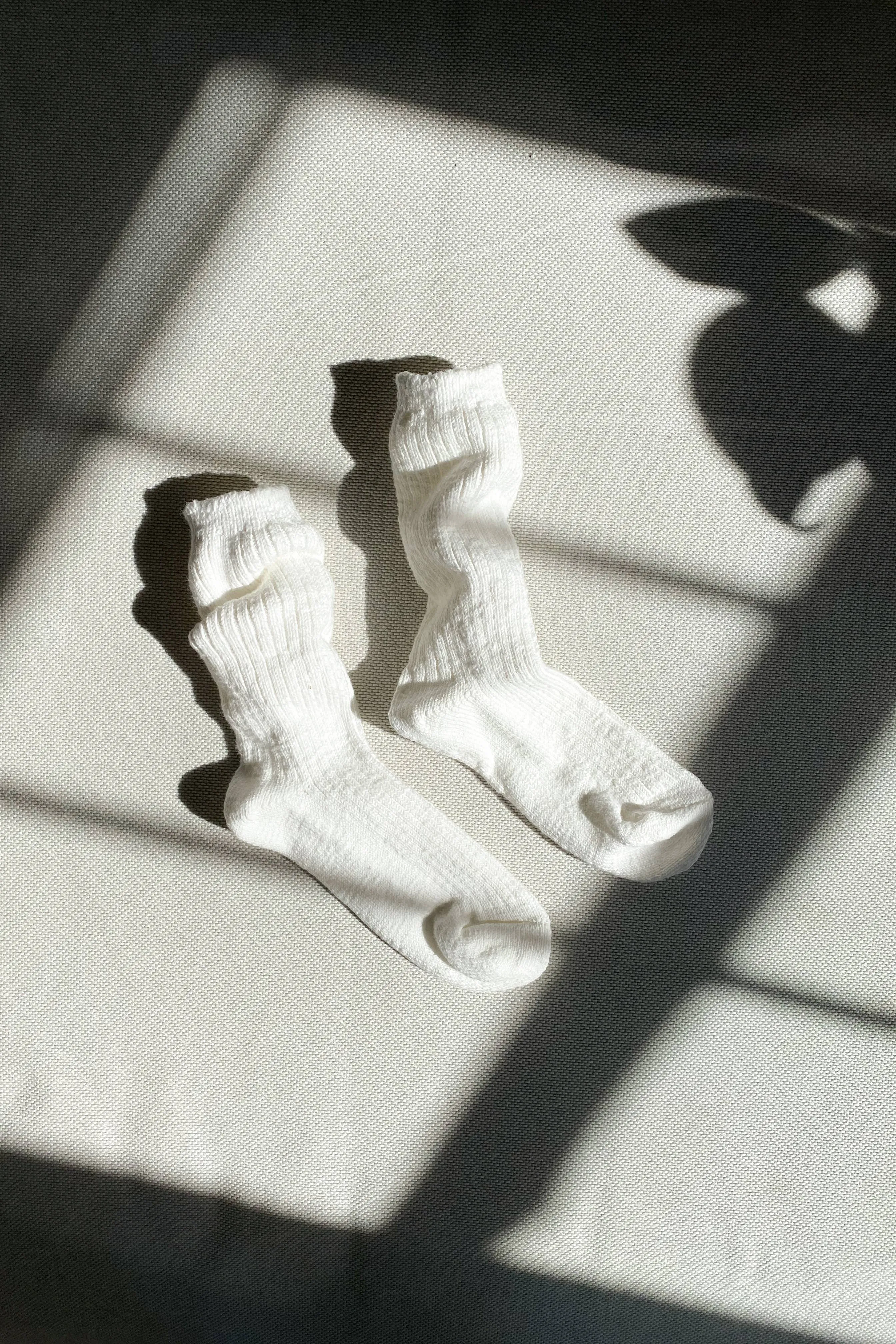 Cottage Socks - oatmeal sold by Maelu product image thumbnail 3