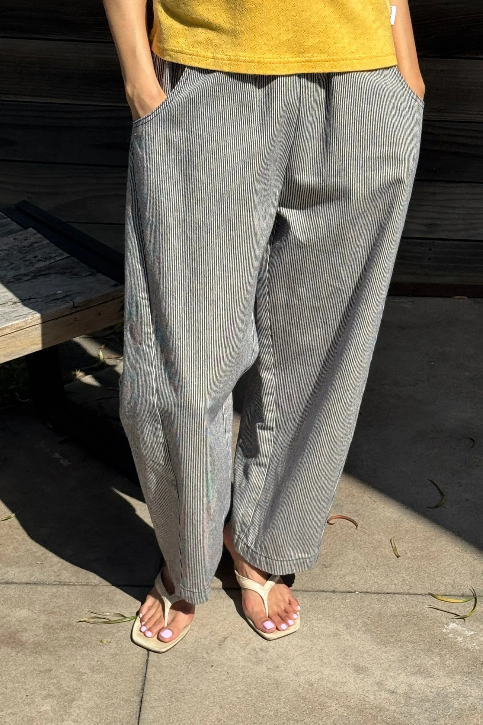 Arc Pants - Blue Stripe sold by Maelu