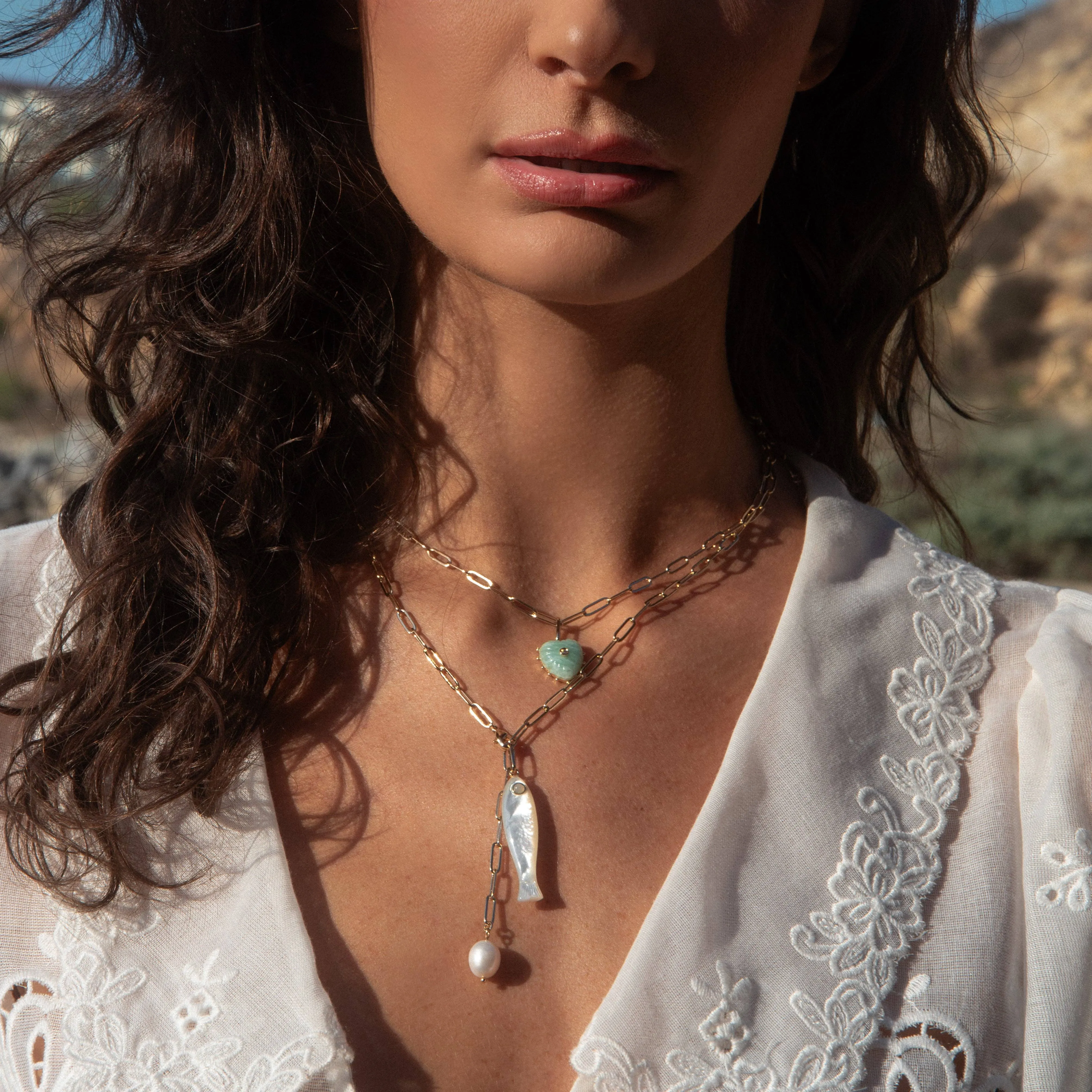 Isabel Amazonite Charm sold by Maelu product image thumbnail 4