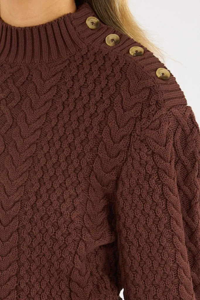 Paulette Sweater - Brown Stone sold by Maelu product image thumbnail 2