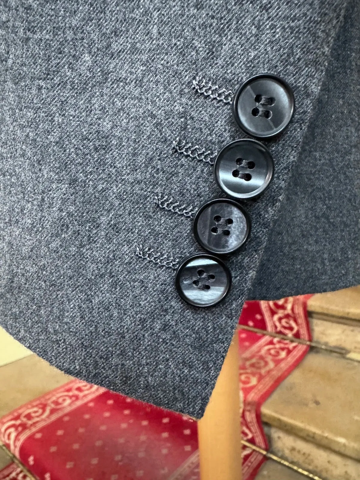 Costume Croisé Flanelle Gris sold by Zedby product image thumbnail 3