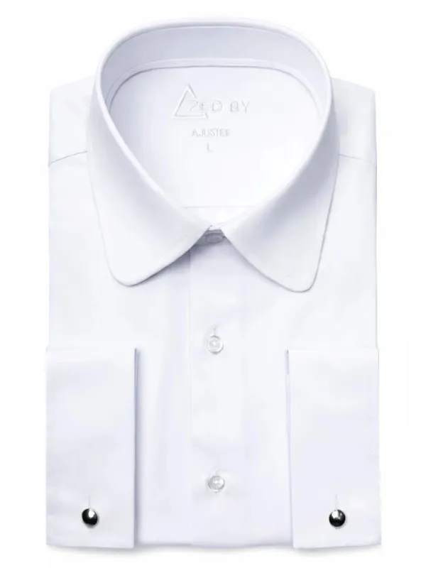 Chemise Blanche Col Claudine made by Zedby
