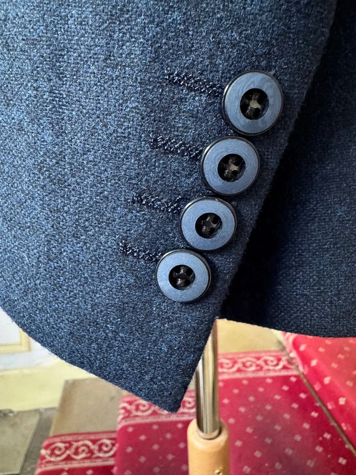 Costume Croisé Tweed Marine sold by Zedby product image thumbnail 3