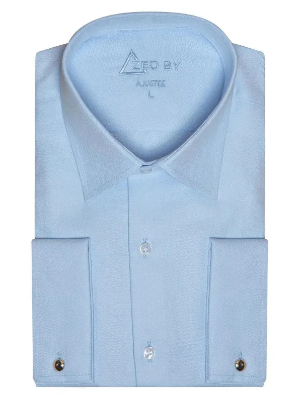 Chemise Col Français Bleue Ciel made by Zedby