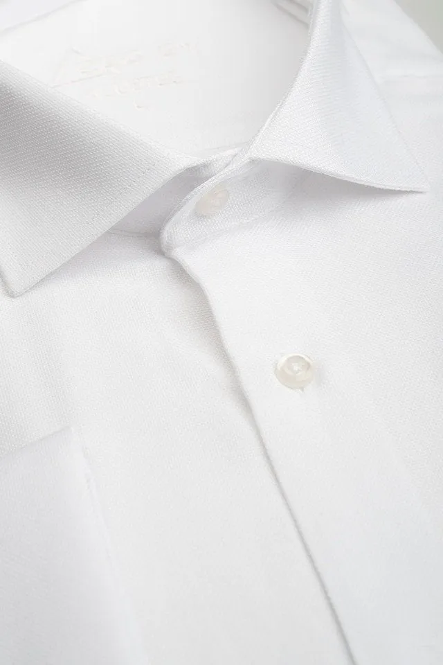 Chemise blanche col italien Oxford sold by Zedby product image thumbnail 2