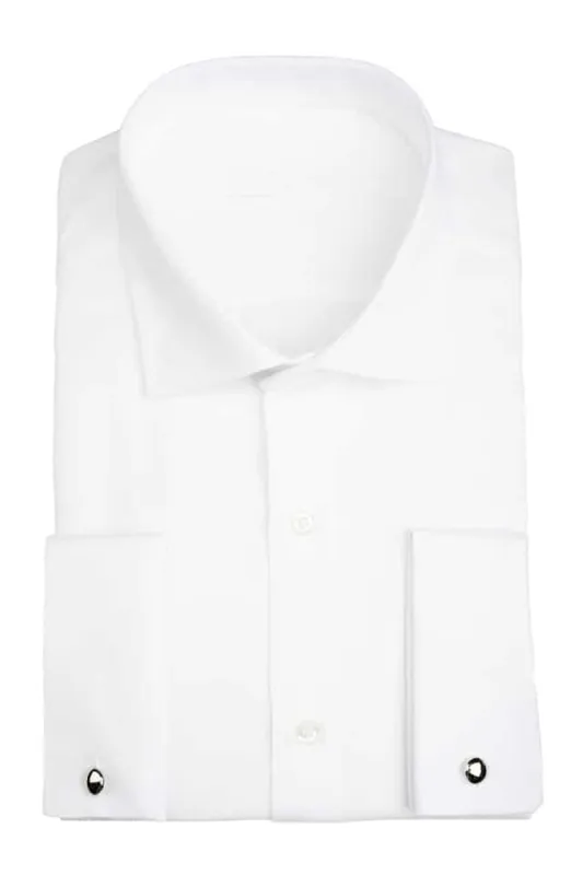 Chemise blanche col italien Oxford made by Zedby