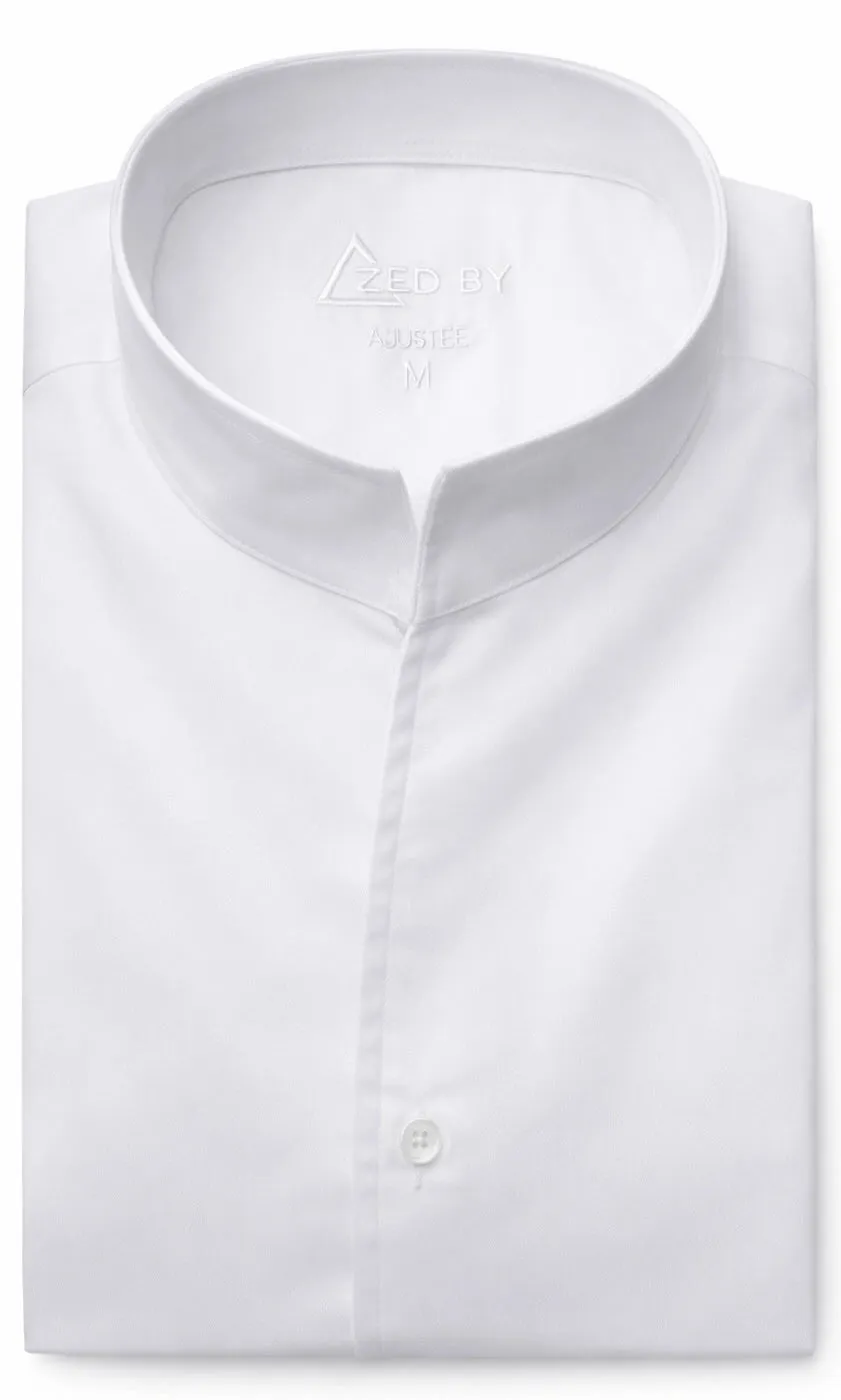 Chemise Blanche Col Indien sold by Zedby