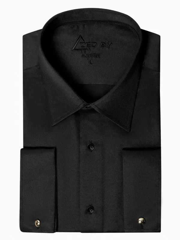 Chemise Col Français Noir made by Zedby