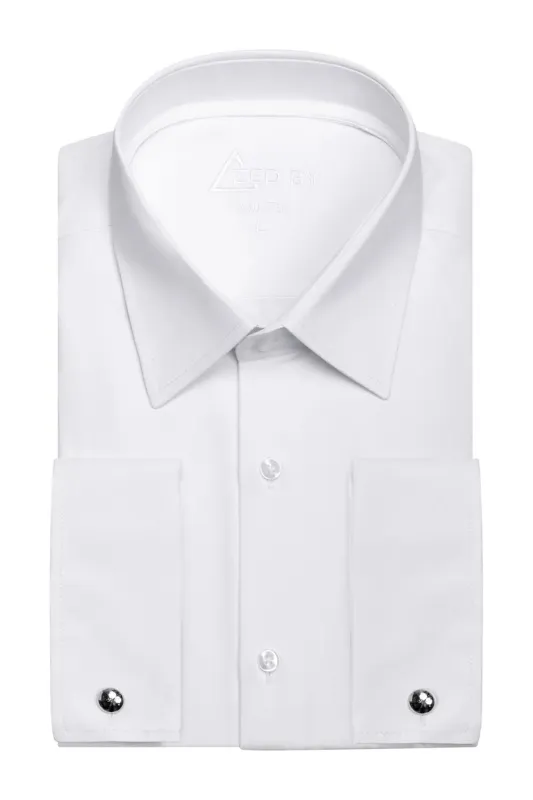 Chemise col français blanche made by Zedby