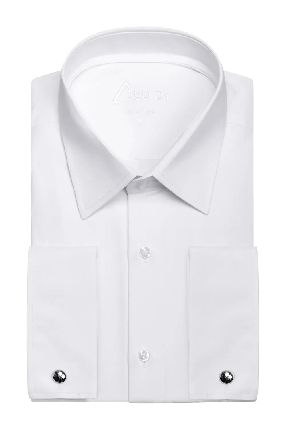 Chemise col français blanche sold by Zedby