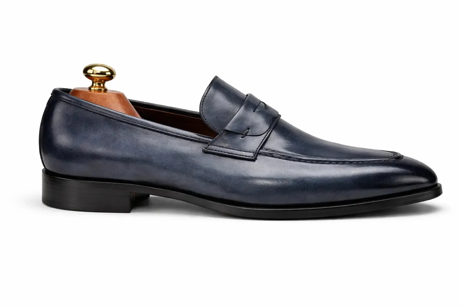 Chaussure Mocassin Cuir Gris LUPIN sold by Zedby product image thumbnail 2