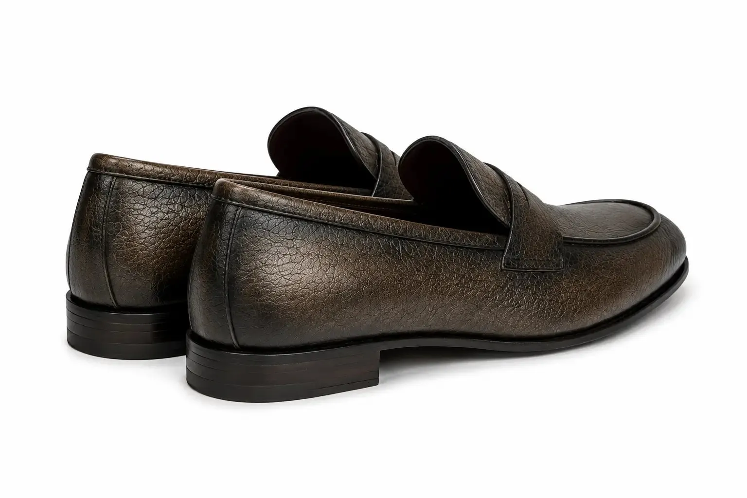 Chaussure Mocassin Cuir Bronze Granule MILAN sold by Zedby product image thumbnail 3