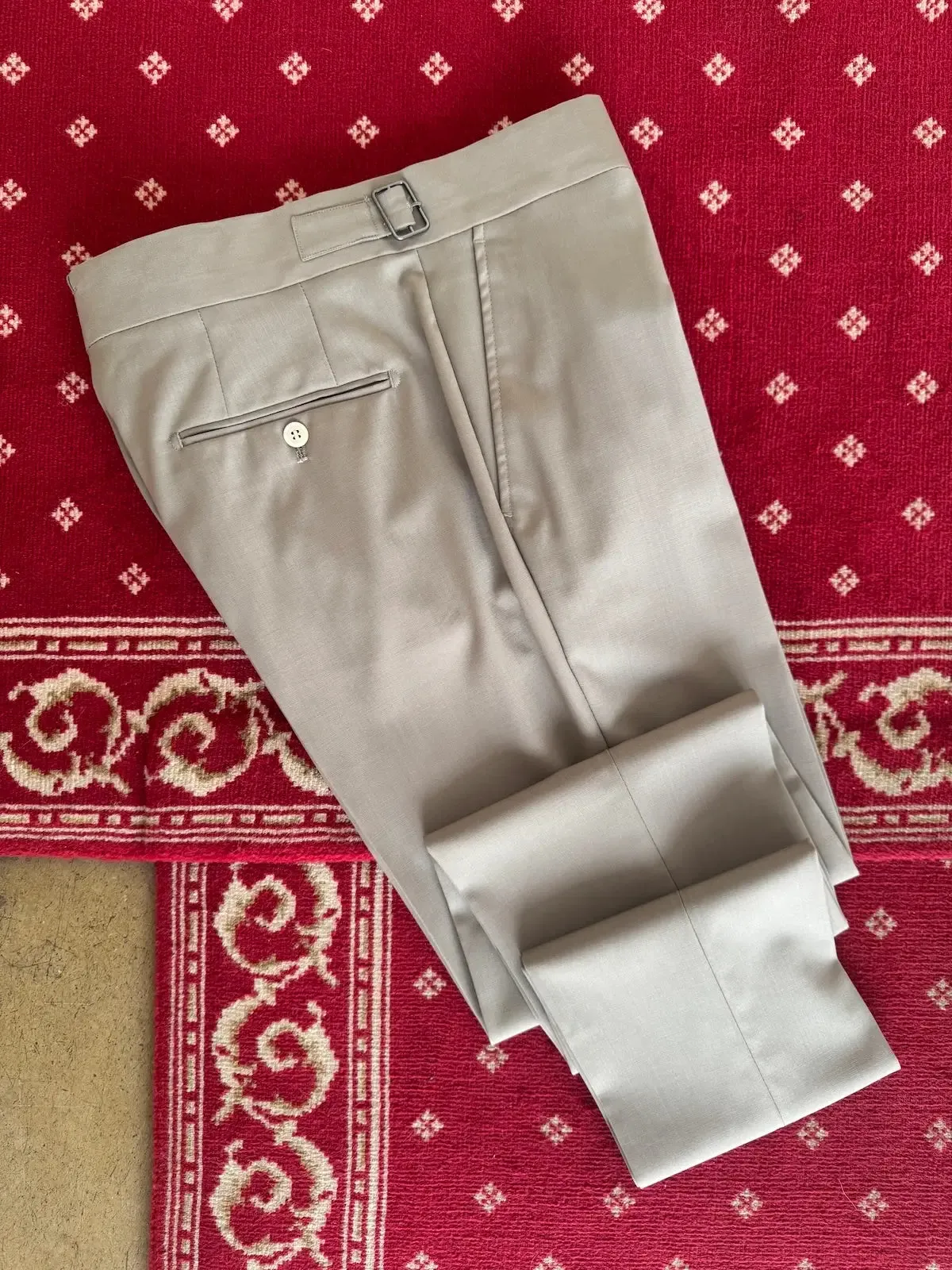 Costume Croisé Beige En Laine Froide MIAMI sold by Zedby product image thumbnail 4