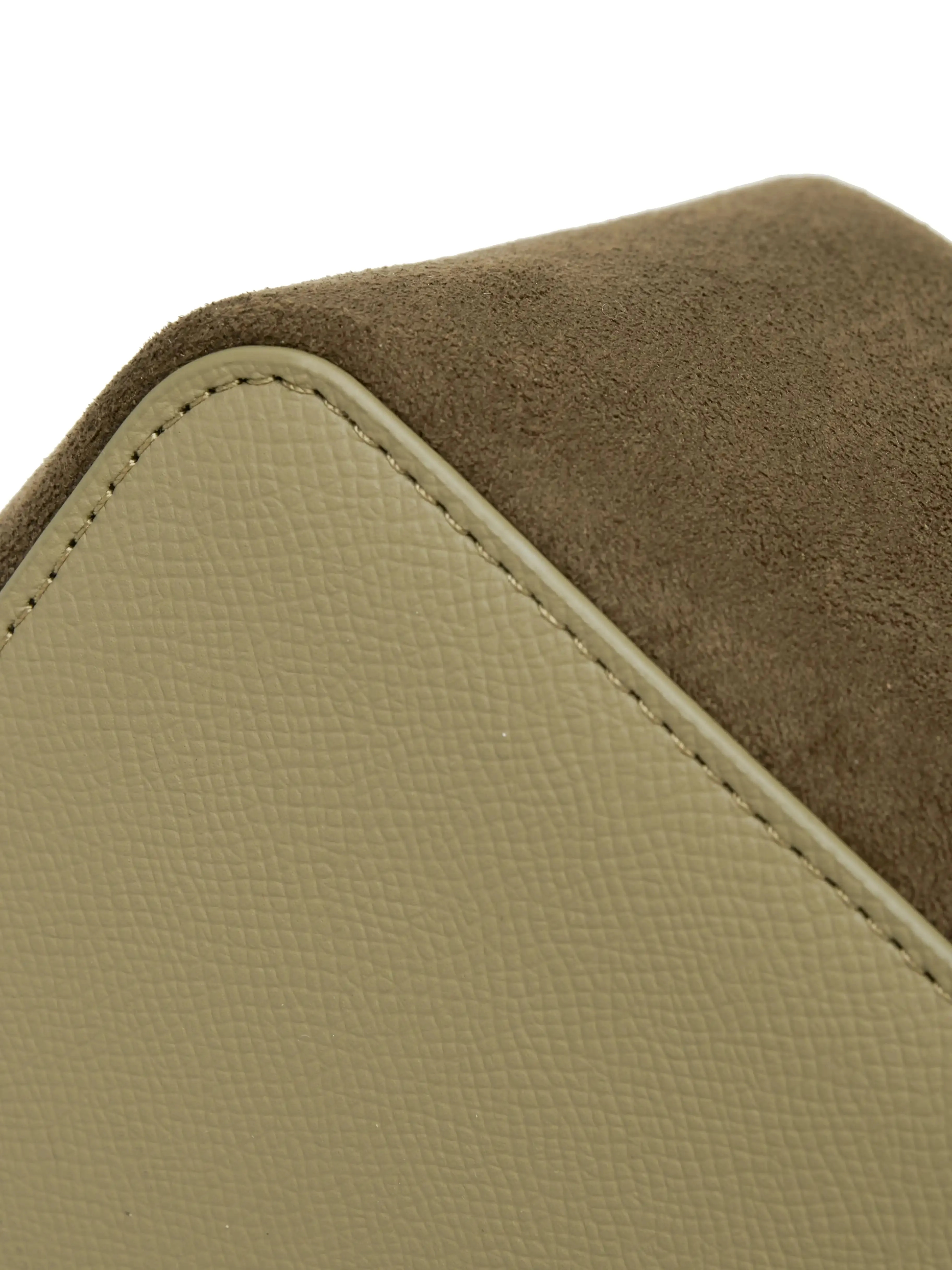 Vienna Top Handle Crossbody Bag(2.0)- Dark Green Fake Suede sold by Sinbono product image thumbnail 4