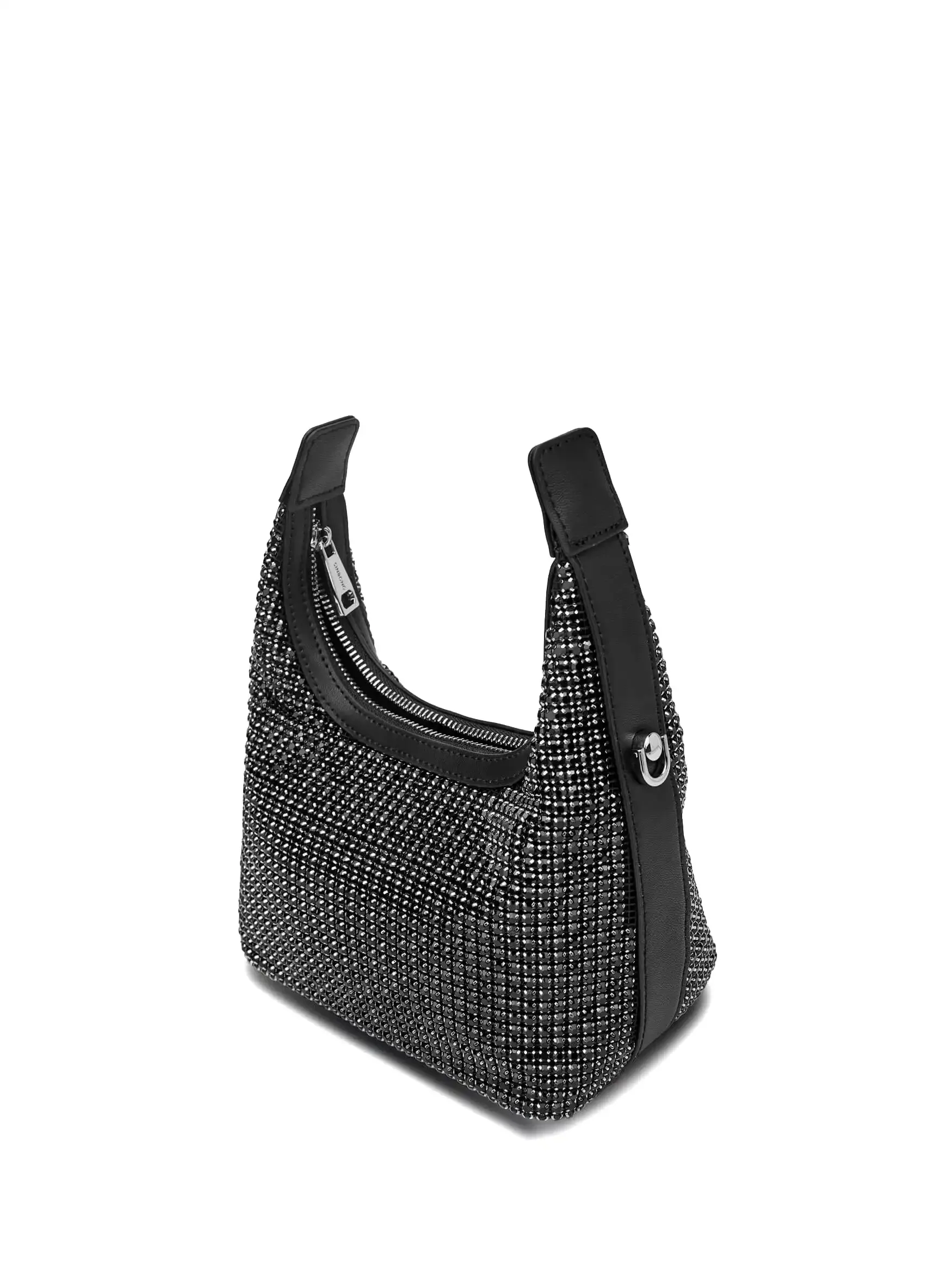 Vienna Top Handle Crossbody Bag - Black Rhinestone sold by Sinbono product image thumbnail 4