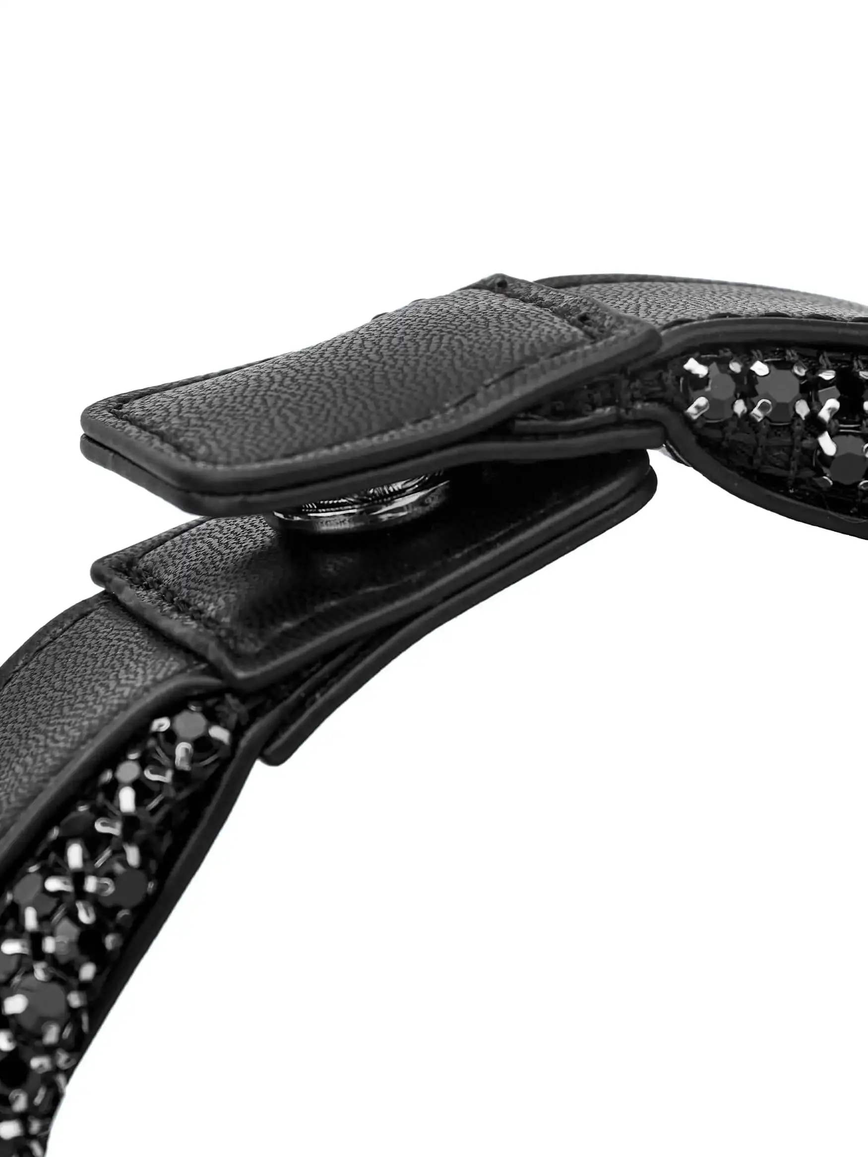 Vienna Top Handle Crossbody Bag - Black Rhinestone sold by Sinbono product image thumbnail 5