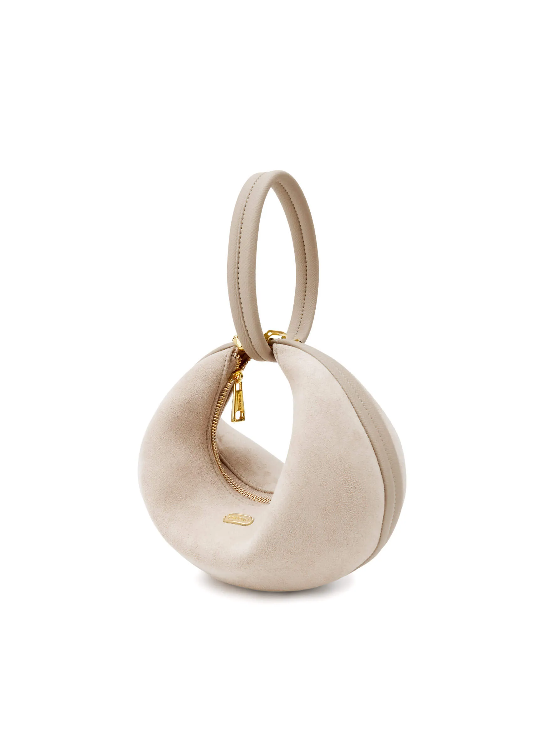 Zoey Shoulder Crossbody Bag - Ivory Fake Suede sold by Sinbono product image thumbnail 5