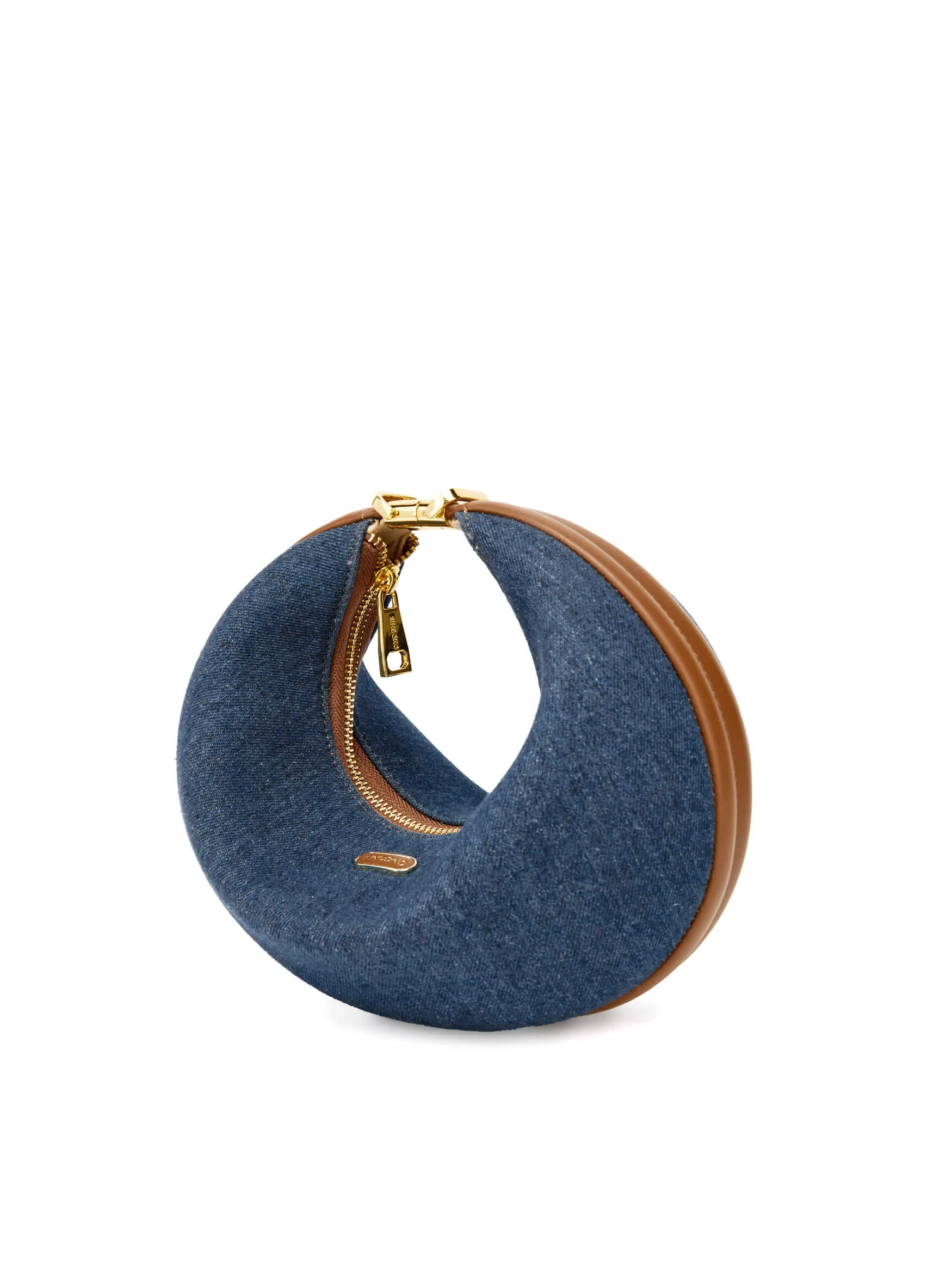 Zoey Shoulder Crossbody Bag - Dark Blue&Brown sold by Sinbono product image thumbnail 5