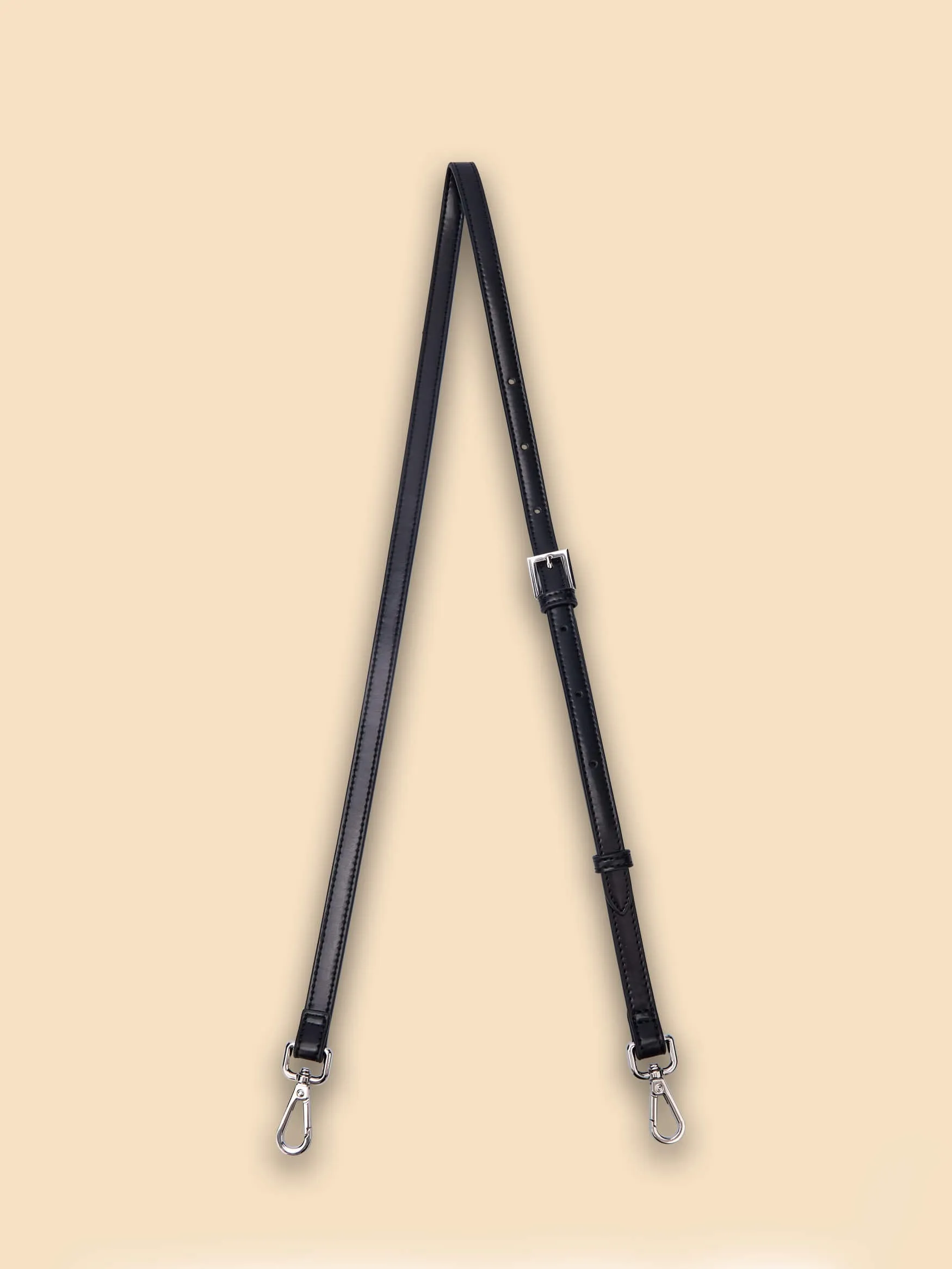 Long Shoulder Strap - Black Silver sold by Sinbono