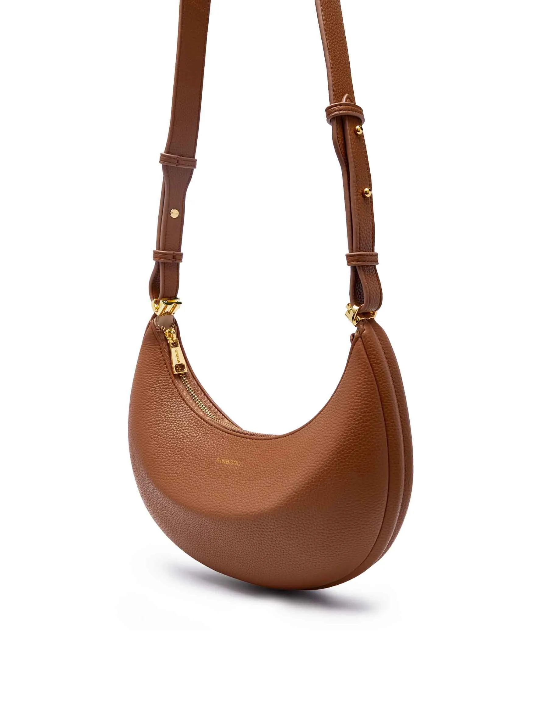 Zoey Shoulder Crossbody Bag - Brown sold by Sinbono product image thumbnail 3