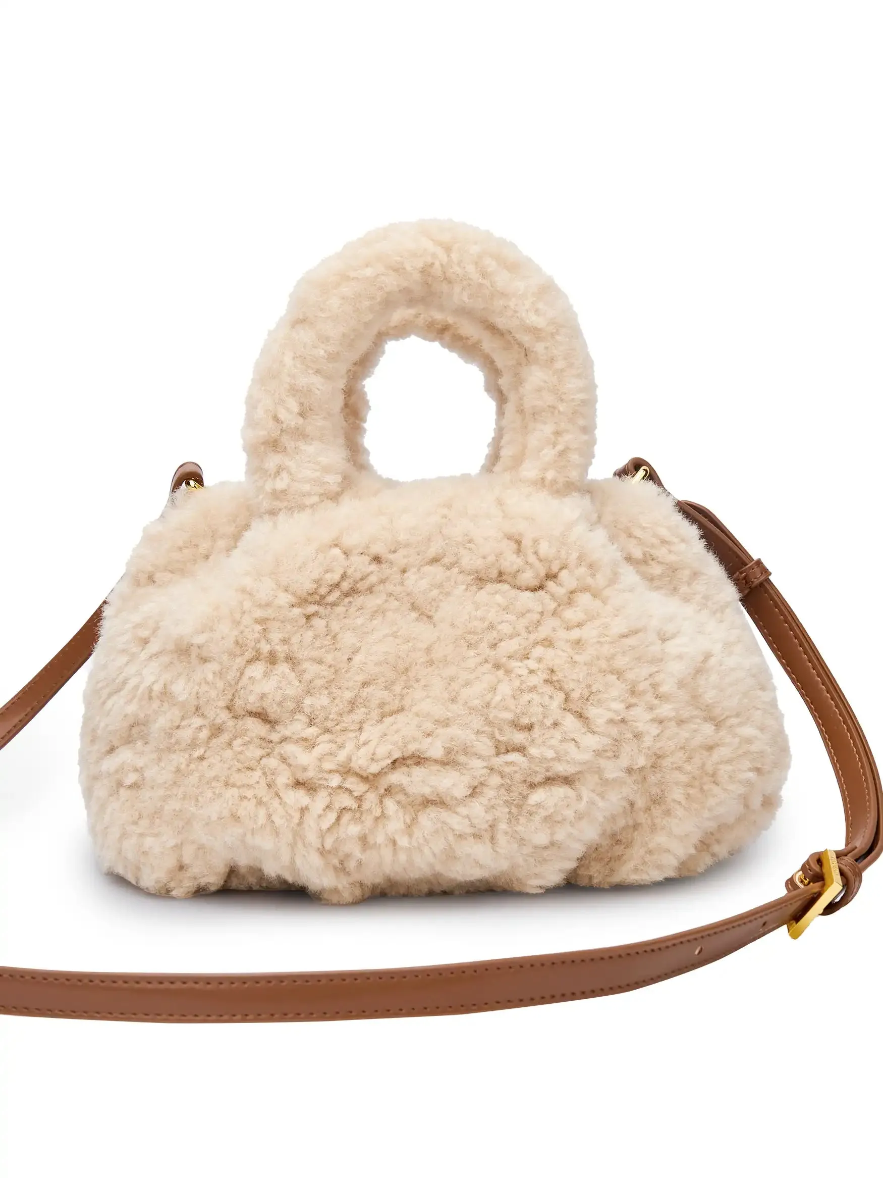 Gal Top Handle Crossbody Bag - Light Beige sold by Sinbono product image thumbnail 5