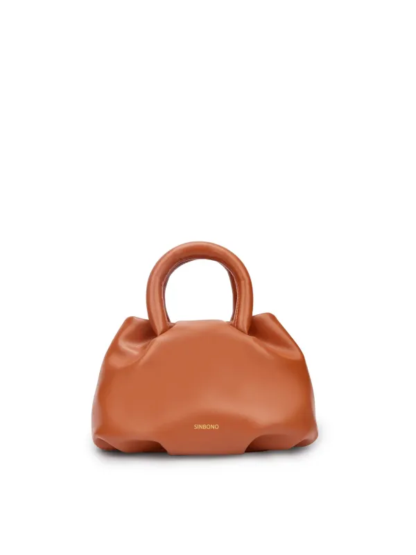 Gal Top Handle Crossbody Bag - Brown made by Sinbono