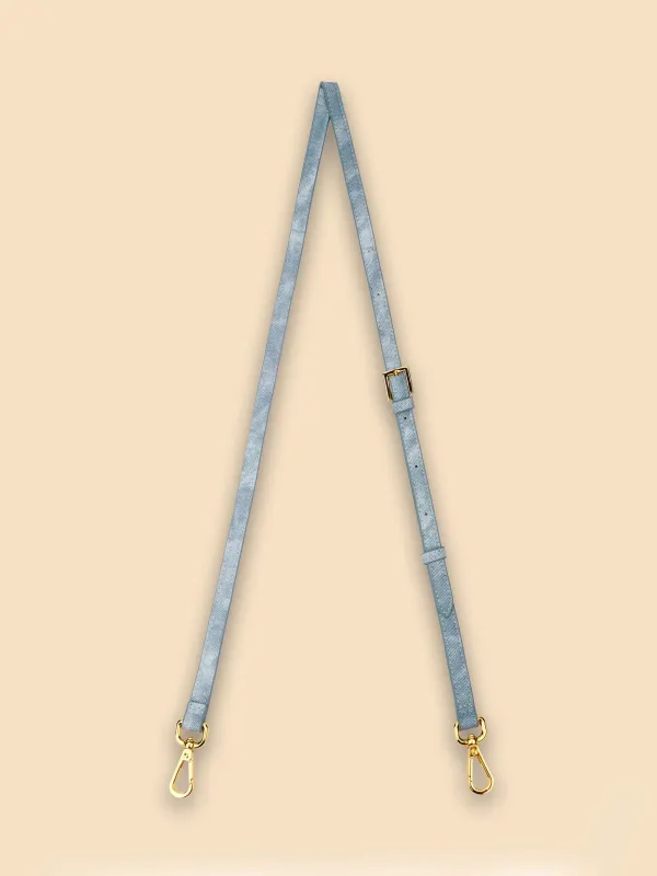 Long Shoulder Strap -  Mist Blue made by Sinbono