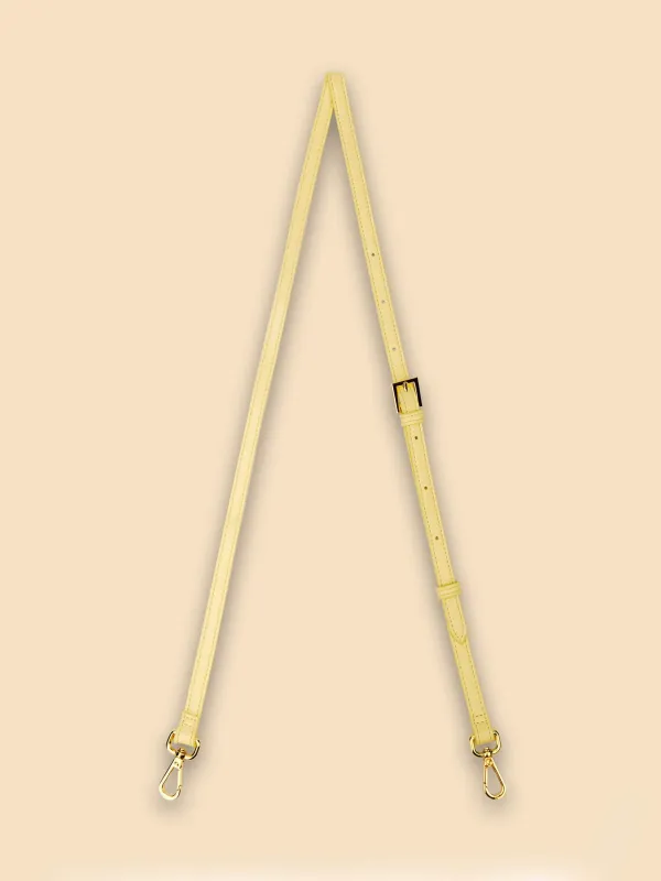 Long Shoulder Strap -  Light Yellow made by Sinbono