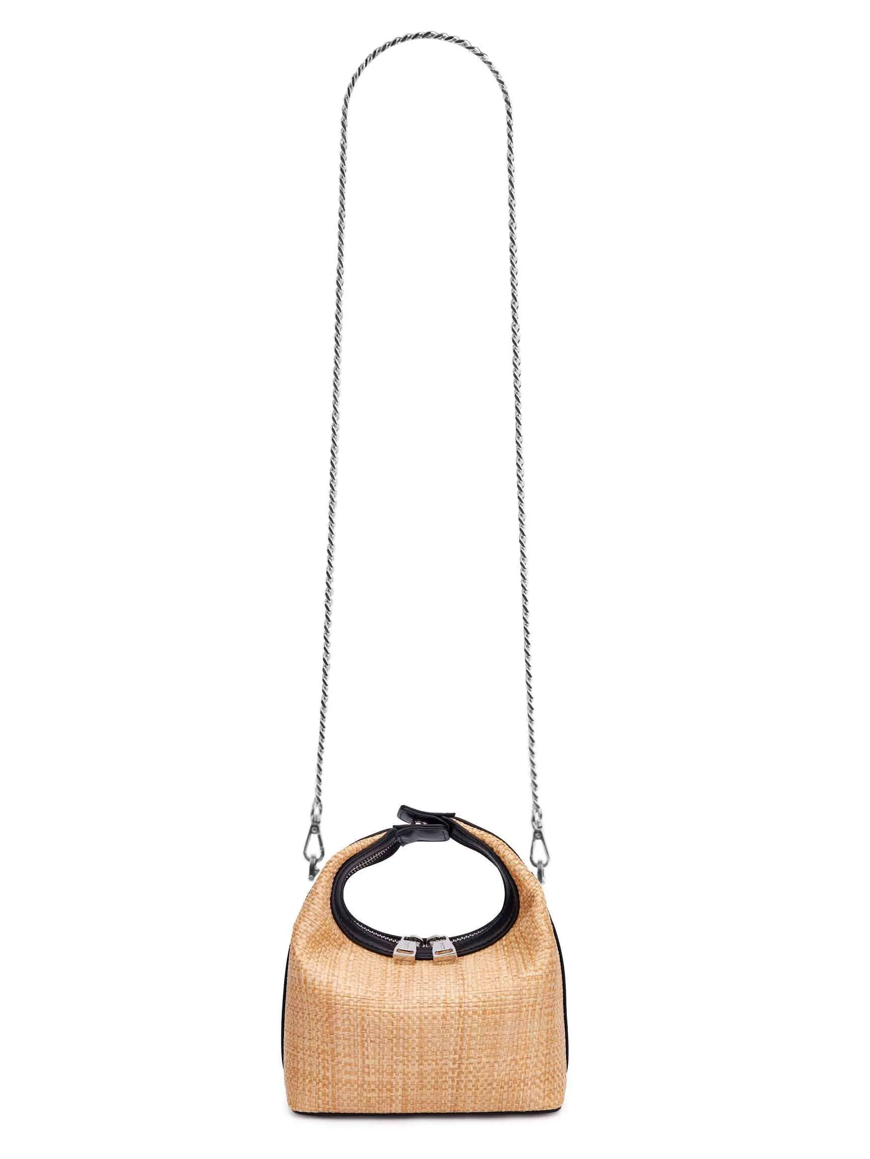 Vienna Top Handle Crossbody Bag - Black&Straw sold by Sinbono product image thumbnail 3