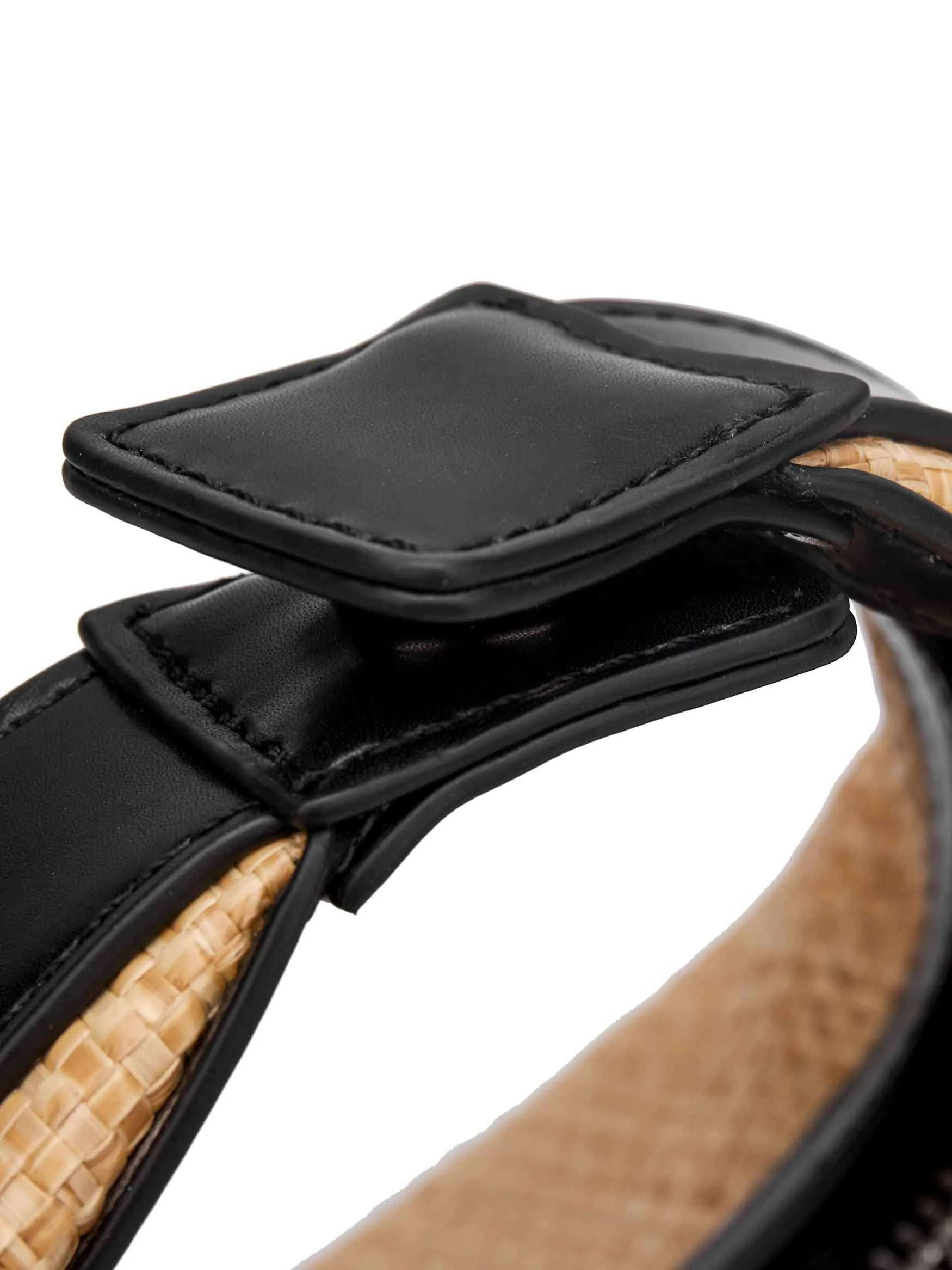 Vienna Top Handle Crossbody Bag - Black&Straw sold by Sinbono product image thumbnail 5