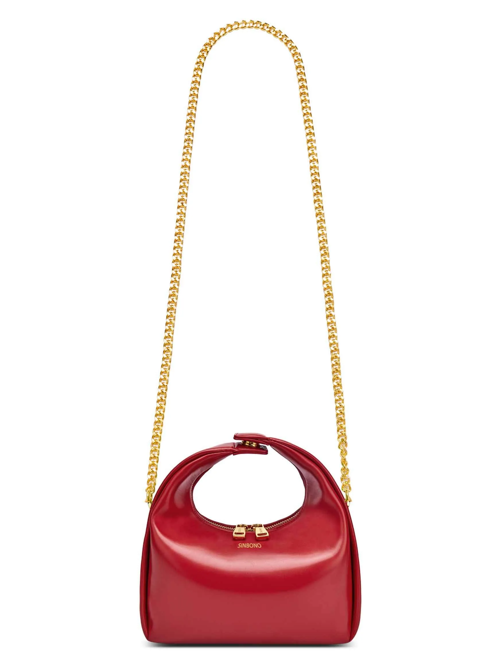Medium Vienna Top Handle Crossbody Bag - Red sold by Sinbono product image thumbnail 4