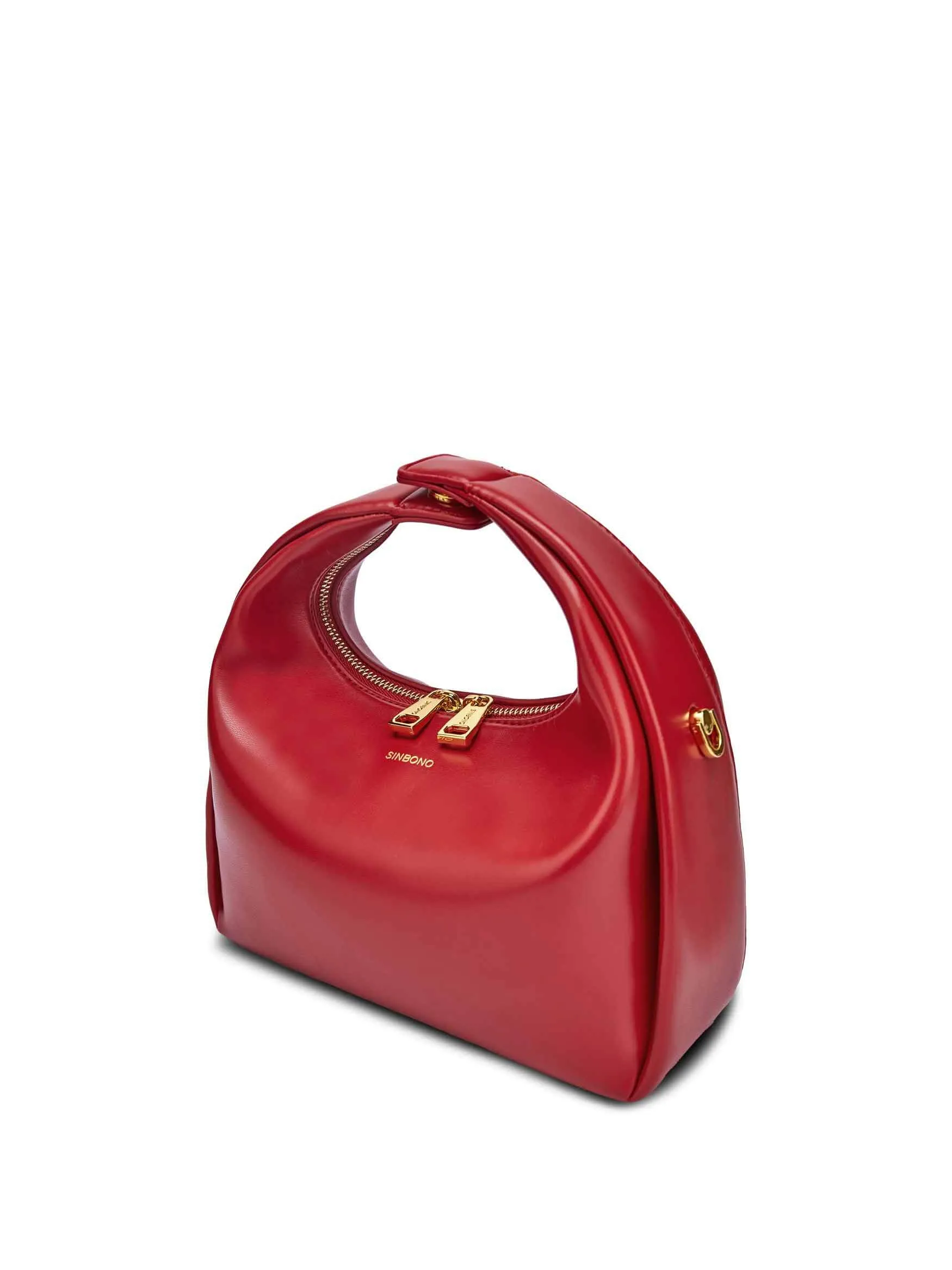 Medium Vienna Top Handle Crossbody Bag - Red sold by Sinbono product image thumbnail 5