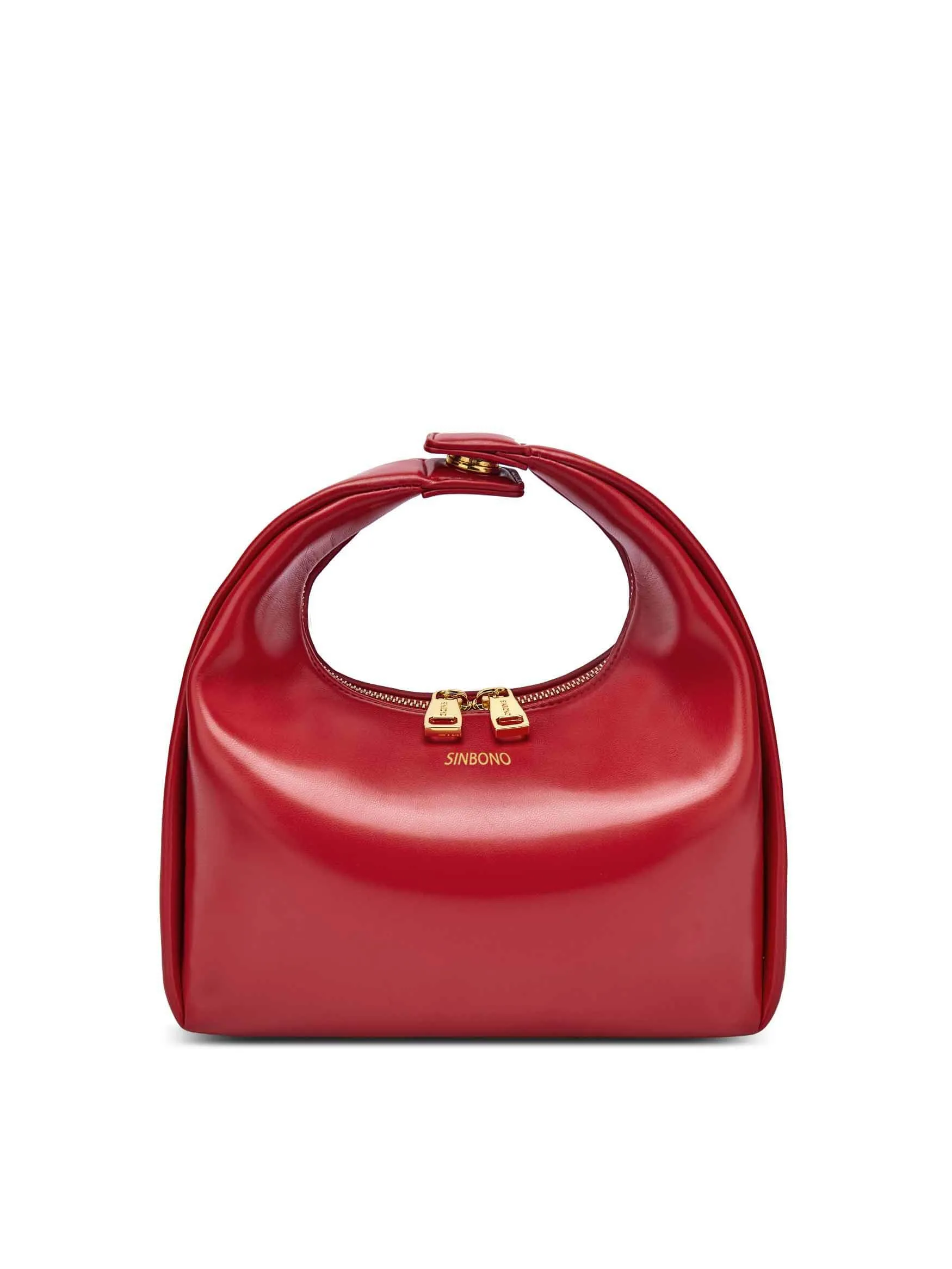 Medium Vienna Top Handle Crossbody Bag - Red sold by Sinbono