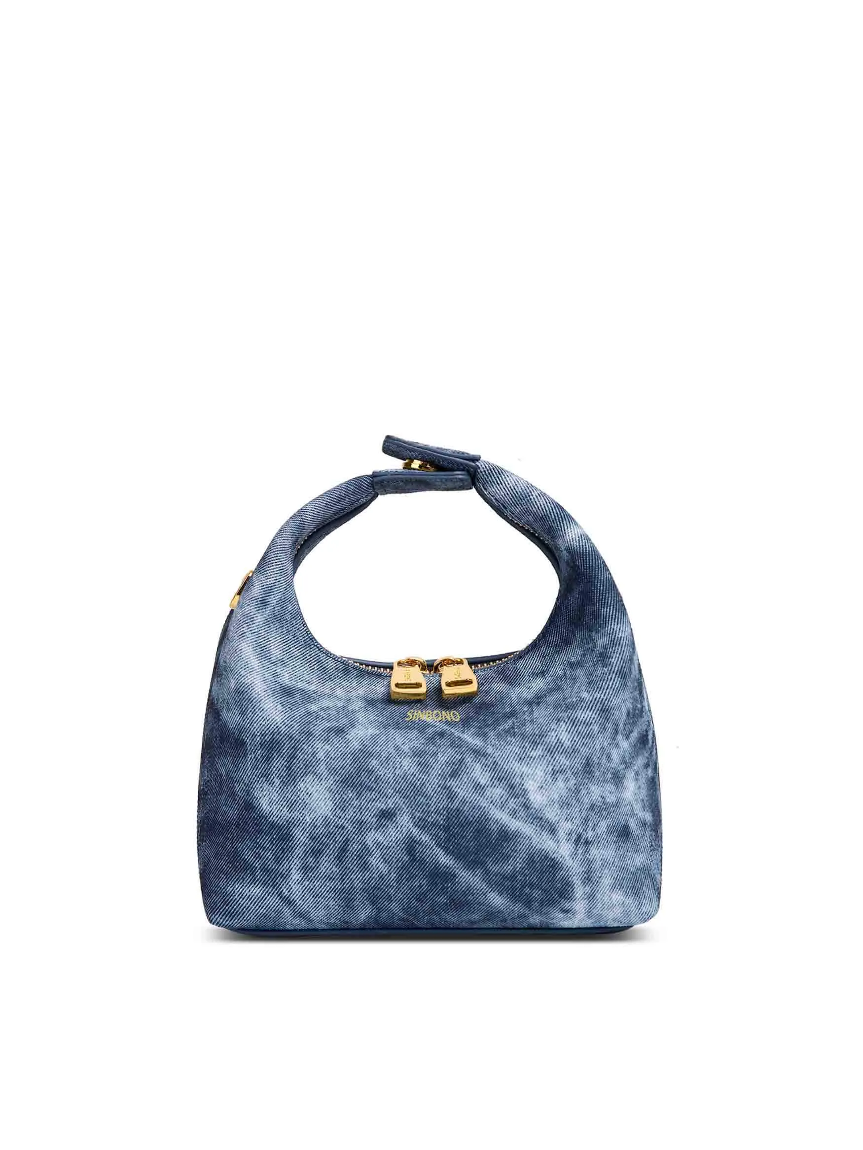 Vienna Top Handle Crossbody Bag - Deep Blue sold by Sinbono